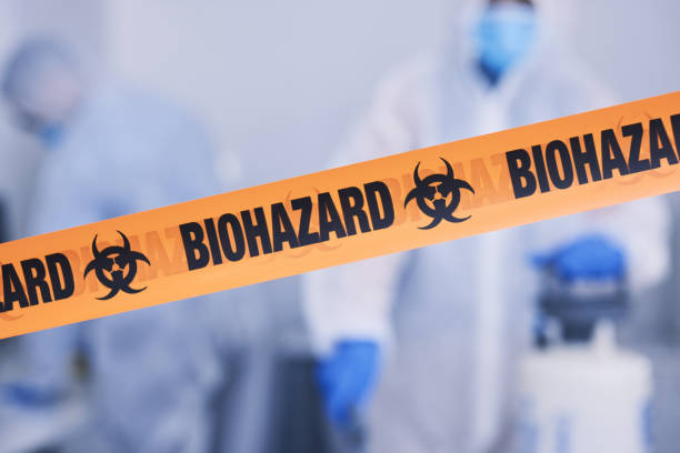 Professional Blood Cleanup technician working in Kill Devil Hills, NC